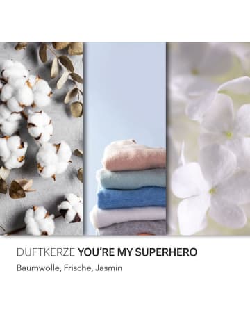 Świece zapachowe (2 szt.) "Peanuts You're my superhero" - 2 x 100 g