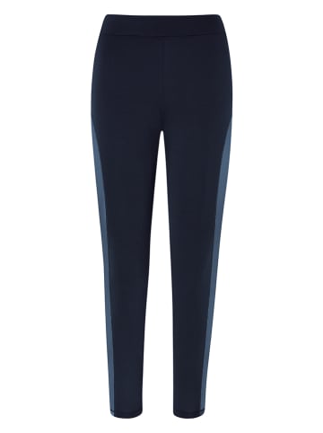 Legginsy w kolorze granatowym