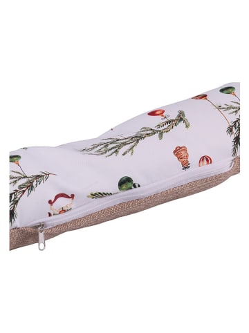 Osłona w kolorze biało-zielono-czerwonym przed przeciągami - dł. 100 cm