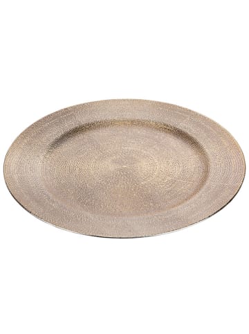 Podtalerze (6 szt.) w kolorze złotym - Ø 33 cm