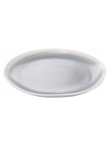 Talerze obiadowe (6 szt.) w kolorze jasnoszaro-kremowym - Ø 27,7 cm