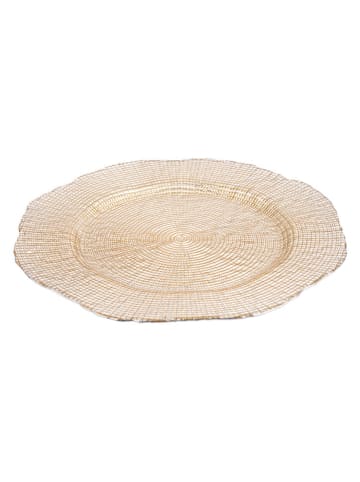 Podtalerz w kolorze złotym - Ø 33 cm