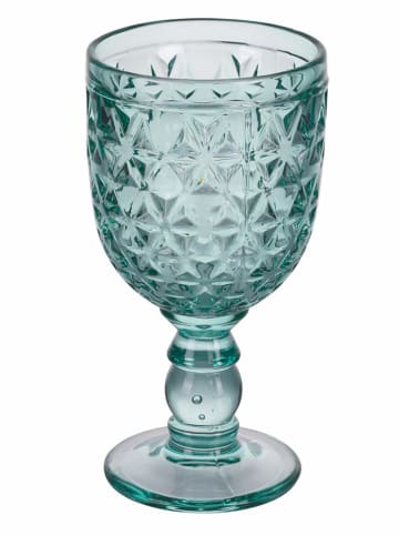 Kieliszki (6 szt.) w kolorze błękitno-turkusowo-granatowym - 280 ml