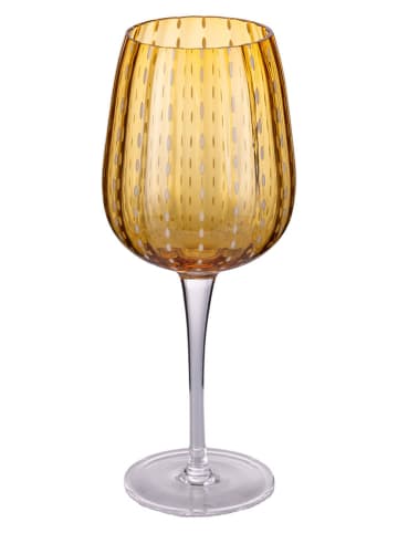 Kieliszki (6 szt.) "Shiraz" w kolorze żółtym do wina - 500 ml
