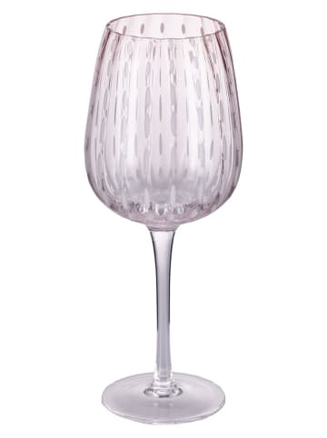 6-delige set: wijnglazen ''Shiraz'' lichtroze - 500 ml