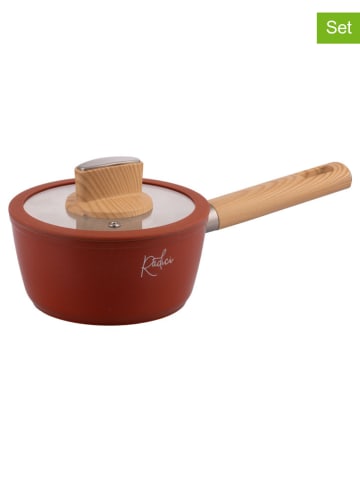 2-delige set: kookpan "Radici" terracotta - Ø 16 cm