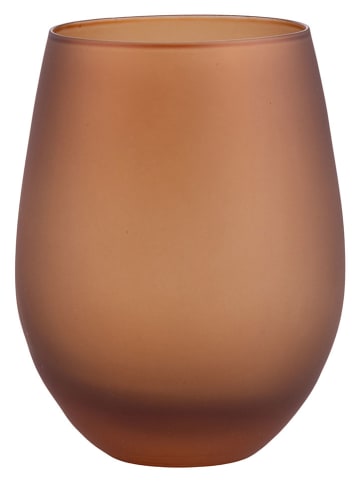 6er-Set: Wassergläser "Happy Hour" in Braun - 545 ml