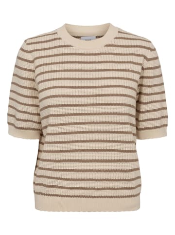 Pullover "Nunicole" in Beige/ Braun