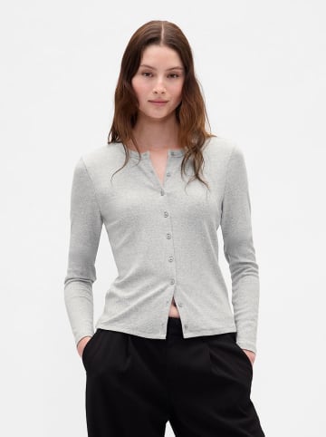 Cardigan in Hellgrau