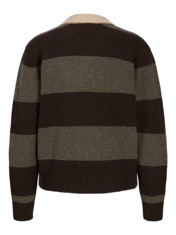 Pullover "Ruby" in Braun/ Grau