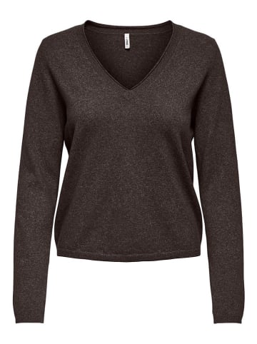 Sweter w kolorze brązowym