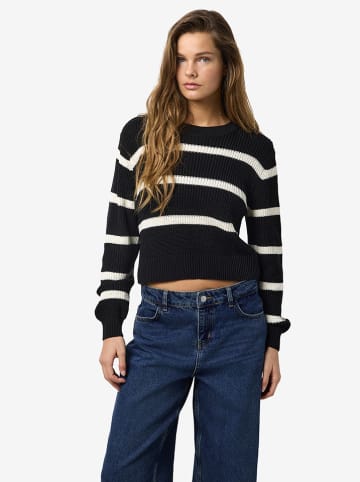 Sweter w kolorze kremowo-czarnym