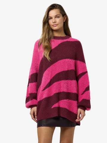 Pullover "Bilar" in Bordeaux/ Pink