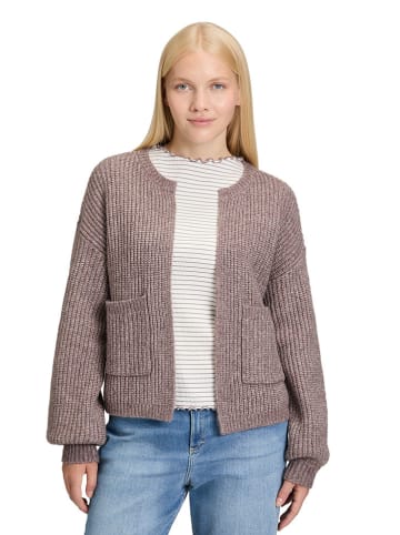 Cardigan in Aubergine