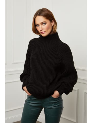 Wollpullover "Baby" in Schwarz