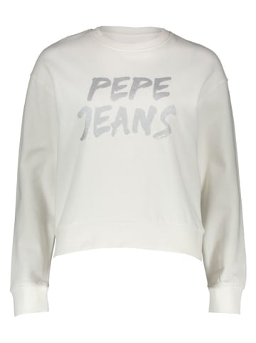 Sweatshirt in Weiß