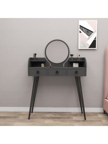 Toaletka "Elegance" w kolorze antracytowym  - 94 x 134 x 29,6 cm