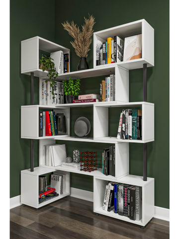 Boekenkast ''Kylo'' wit - (B)173 x (H)150 x (D)25 cm