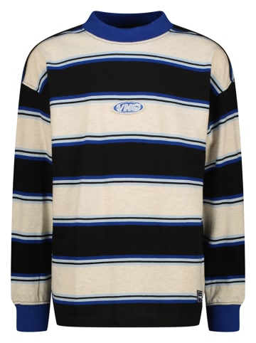 Vingino Sweatshirt "Heath" in Creme/ Schwarz