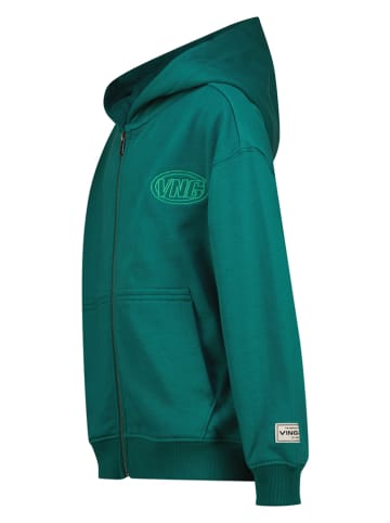 Sweatjacke "Nipper" in Grün