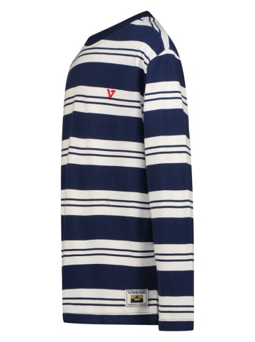 Vingino Longsleeve "Hendro" in Dunkelblau/ Weiß