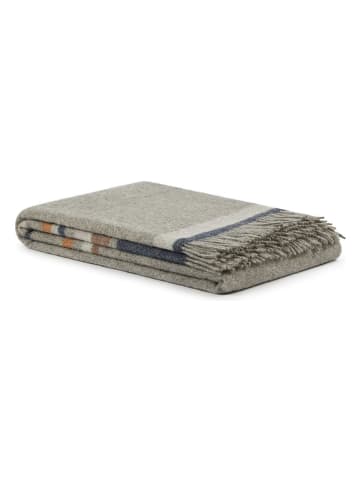 Wolldecke "Madison" in Blau - (L)240 x (B)140 cm