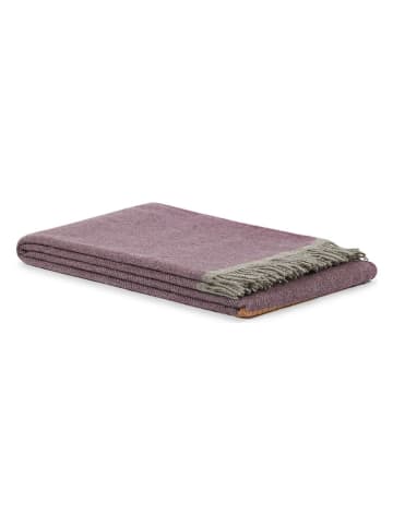 Wolldecke "Anton" in Lila - (L)240 x (B)140 cm