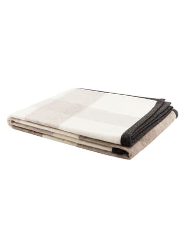 Wohndecke ''Abete Grren Label'' in Weiß/ Beige - (L)210 x (B)160 cm