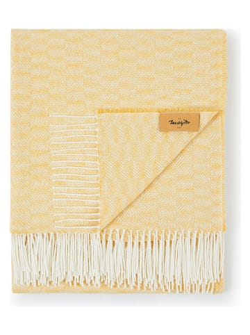 Wohndecke "Home" in Gelb - (L)170 x (B)130 cm