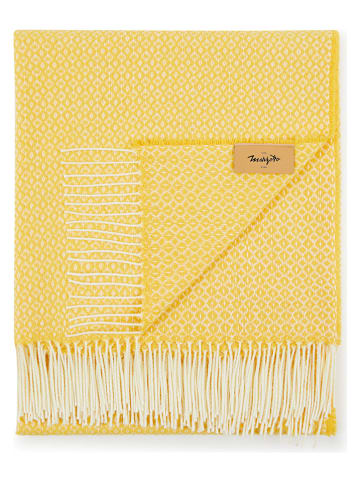 Wohndecke ''Marzotto'' in Gelb - (L)170 x (B)130 cm
