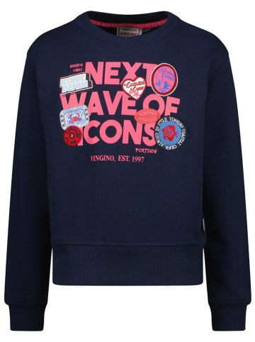Sweatshirt "Noura" in Dunkelblau