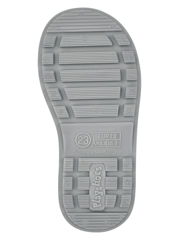 Gummistiefel in Gelb/ Grau