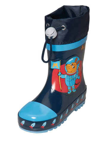 Gummistiefel in Dunkelblau/ Türkis