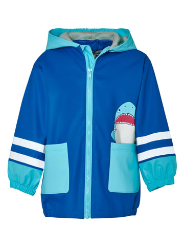 Regenmantel in Blau