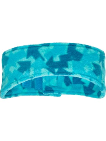 Fleece hoofdband blauw