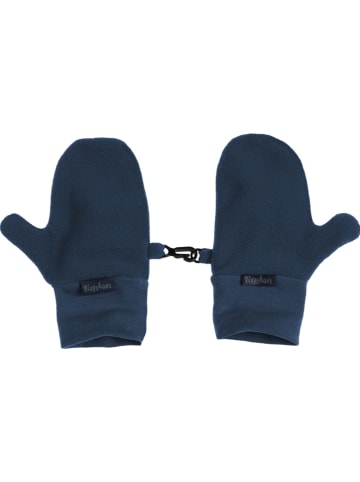 Fleece-Fäustlinge in Dunkelblau
