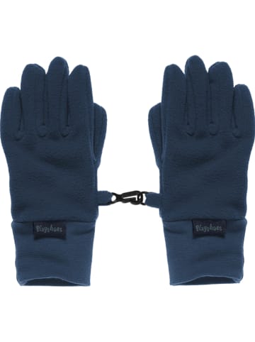Fleece handschoenen donkerblauw