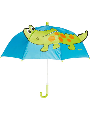Parasol w kolorze niebiesko-zielonym