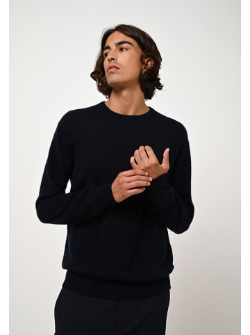 Kaschmir-Pullover "Aigliére" in Dunkelblau