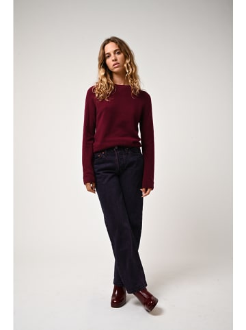 Kaschmir-Pullover "Ecrin" in Bordeaux
