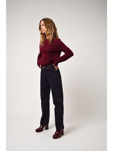 Kaschmir-Pullover "Ecrin" in Bordeaux