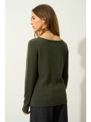 Kaschmir-Pullover "Criou" in Dunkelgrün