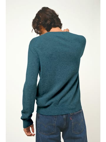 Kaschmir-Pullover "Aigliére" in Blau
