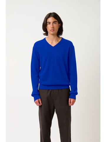 Kaschmir-Pullover in Blau