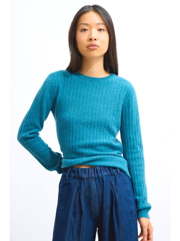 Kasjmieren trui "Bella" blauw