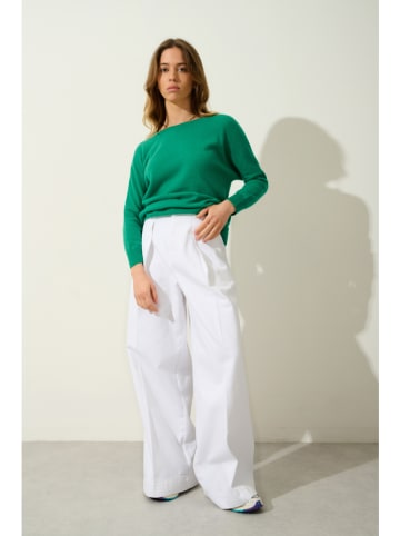 Kaschmir-Pullover "Goléon" in Grün