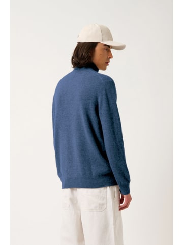 Kaschmir-Rollkragenpullover "Bange" in Blau