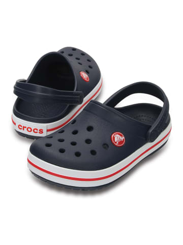 Chodaki "Crocband" w kolorze granatowo-czerwonym