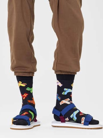 Socken "Elton John Disco" in Schwarz/ Bunt