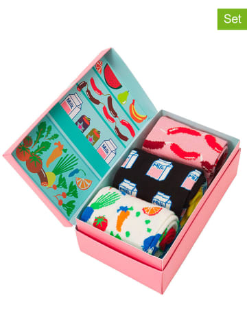 3tlg. Geschenkset in Bunt